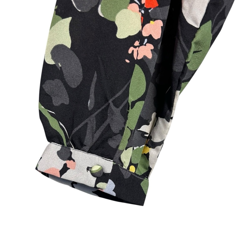 Banana Republic Black Floral Off Shoulder Dress Women’s Medium Tall NWT - Picture 4 of 8